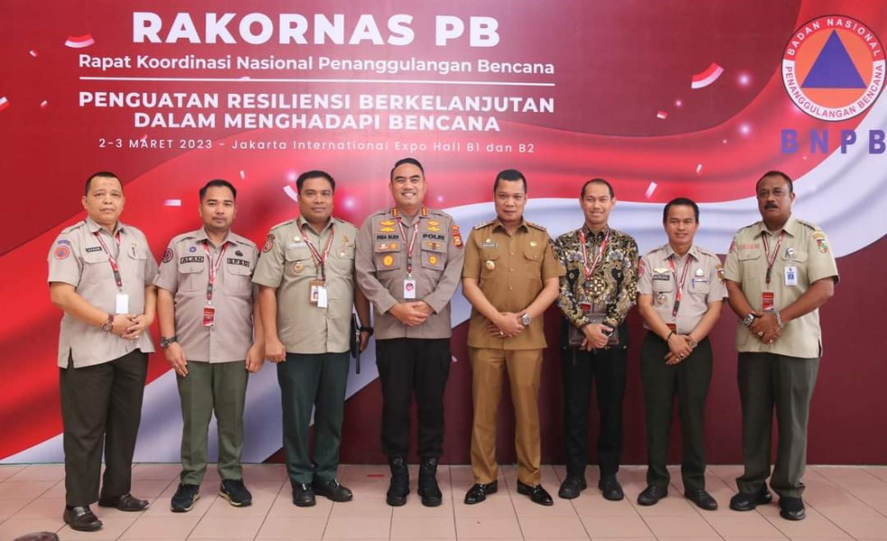 Hadiri Rakor BNPB, Pj Wali Kota Pekanbaru Siap Tindak Lanjuti Arahan Presiden