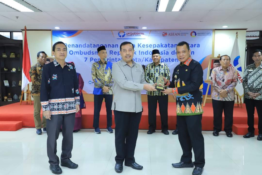 Pemko Pekanbaru Tanda Tangani MoU Kerja Sama dengan Ombudsman RI