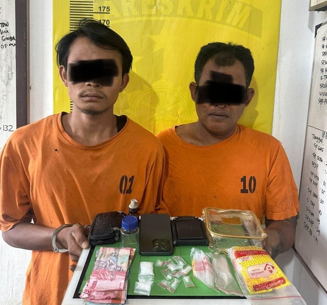 Residivis Narkoba Kembali Diciduk, Polisi Amankan 8,87 Gram Sabu di Inhu