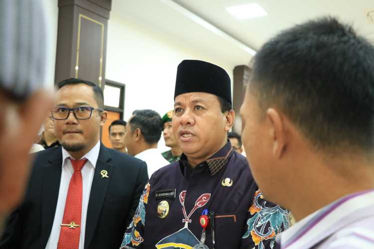 Hadiri Pencanangan Zona Integritas Di Pengadilan Negeri, H. Suhardiman Amby, Sebut Saatnya Semua Konponen Medukung 