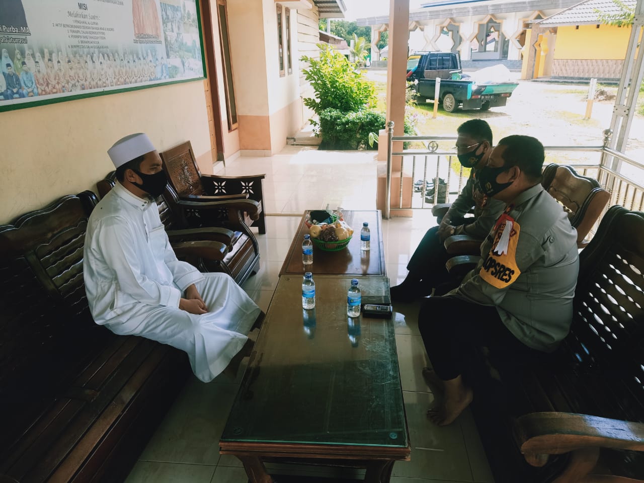 Polres Kuansing Silahturahmi Dengan Pimpinan Pondok Pesantren Syafaaturasul