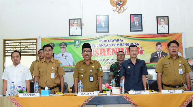 7 Anggota DPRD Kabupaten Bengkalis Dapil 3 Menghadiri Musrenbang Kecamatan Talang Muandau
