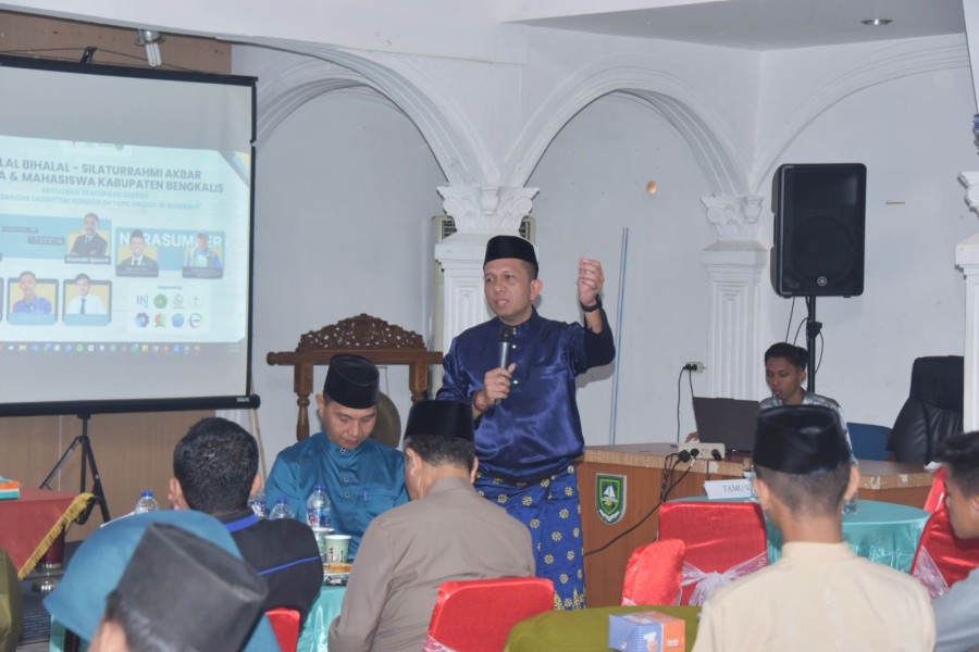 Bupati Hadiri Halal Bihalal dan Silaturahmi Akbar Pemuda dan Mahasiswa Kabupaten Bengkalis