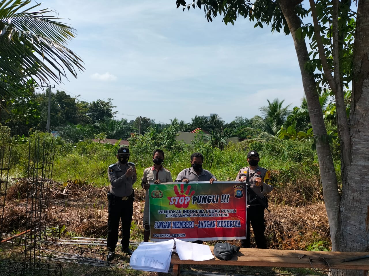 Polsek Pangkalan Lesung Rutin Edukasi Warga Tentang Saber Pungli