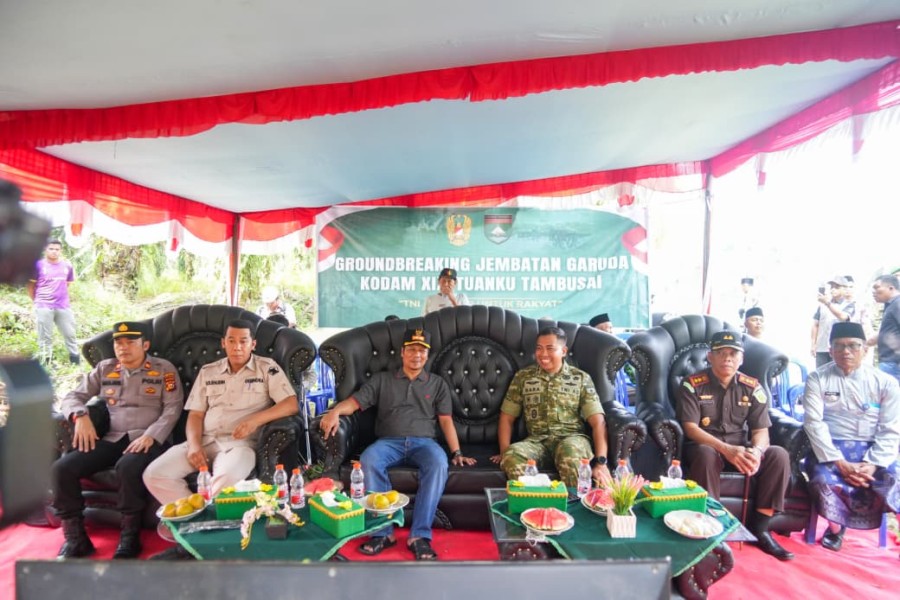 Pembangunan Jembatan Garuda Resmi Dimulai di Desa Sukaraja